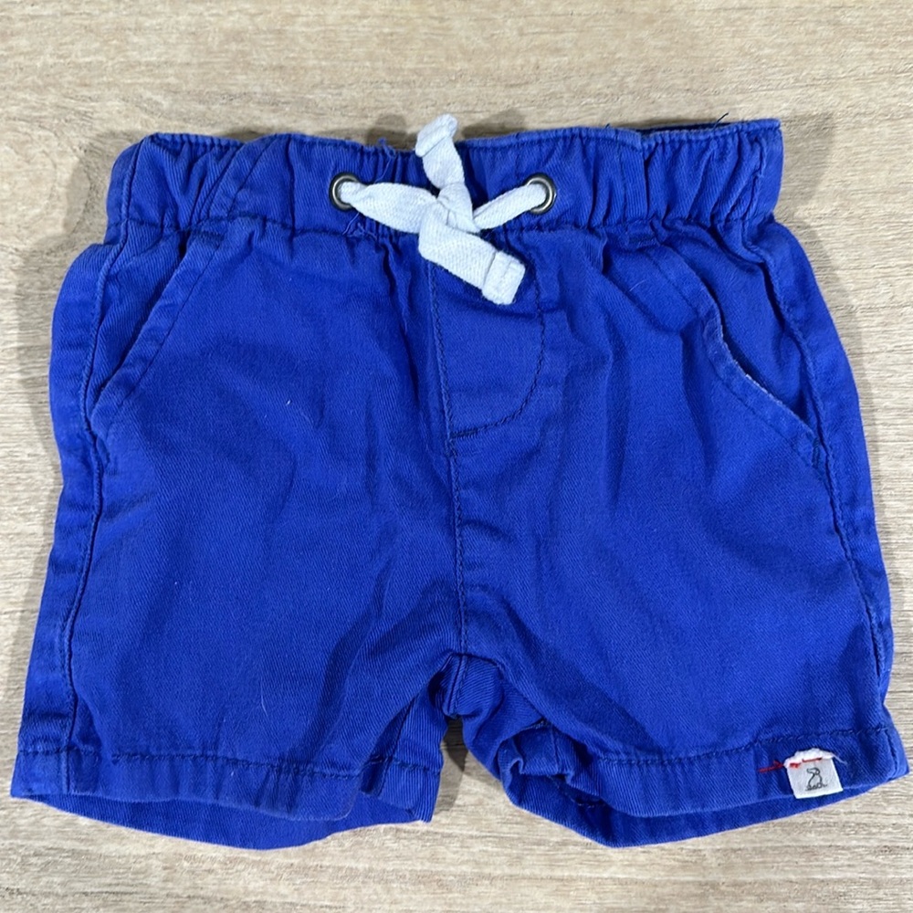 Me & Henry blue drawstring shorts
